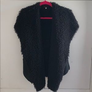 Ella Moss faux fur reversible vest with pockets
